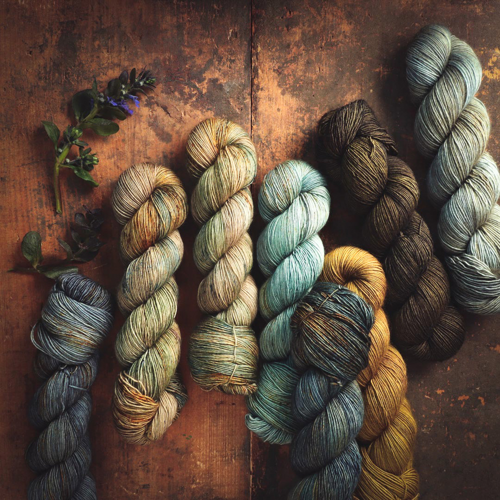 Merino Singles - Hand dyed yarn - Positive Ease