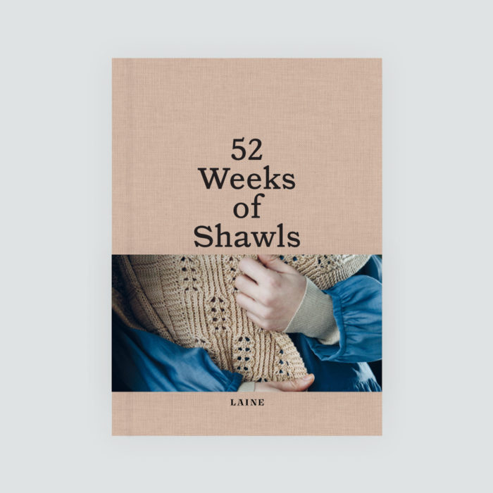 LIVRE " 52 WEEKS OF SHAWLS" - LAINE MAGAZINE