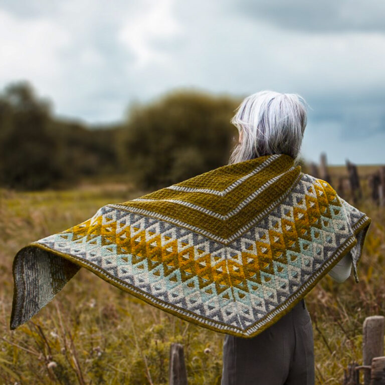 "ARTUS SHAWL" BY NATASJA HORNBY YARN BUNDLES Woolissime