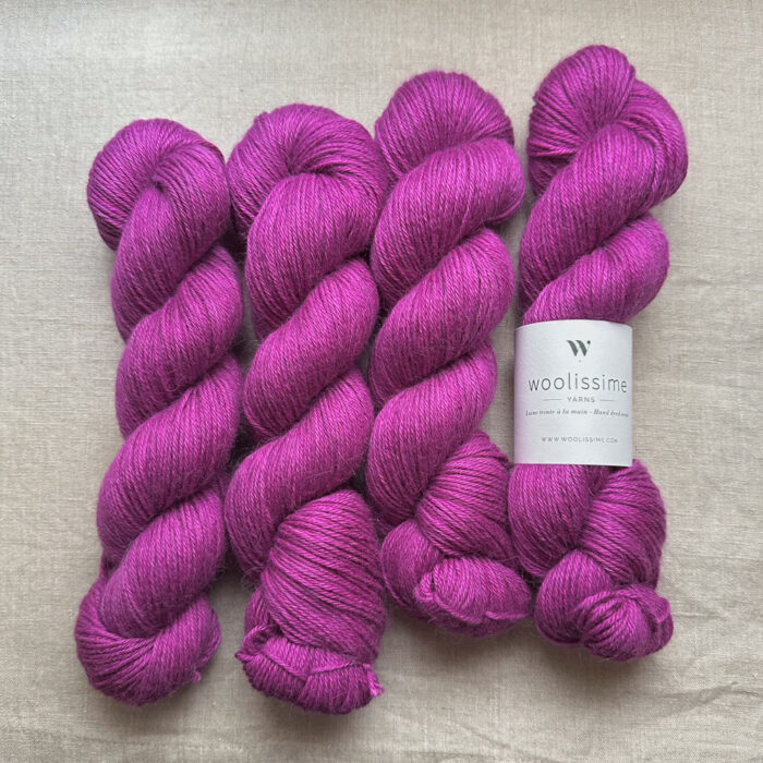 SET DE 4 ÉCHEVEAUX "ROMY DK" COLORIS POSITANO - Woolissime Yarns