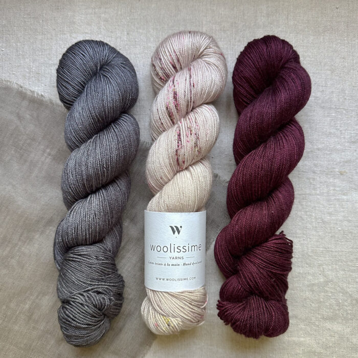 SET DE 3 ÉCHEVEAUX "CARLA" - Woolissime Yarns