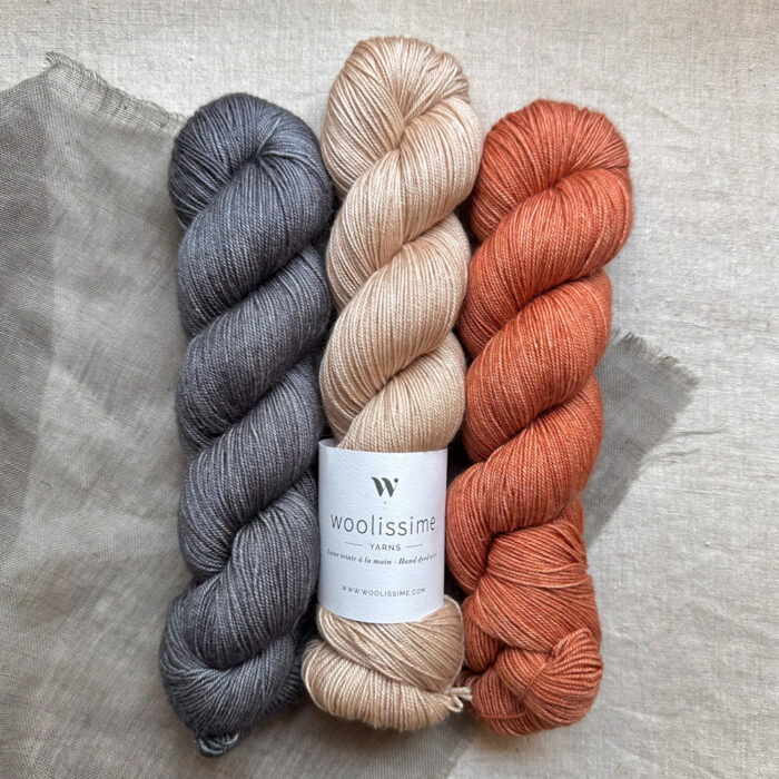 SET DE 3 ÉCHEVEAUX "CARLA" - Woolissime Yarns