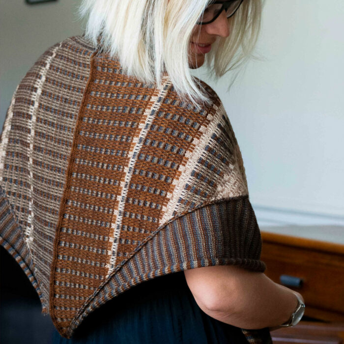 SET "CHÂLE TARTAN" - MODÈLE BÉATRICE MASE - Woolissime Yarns