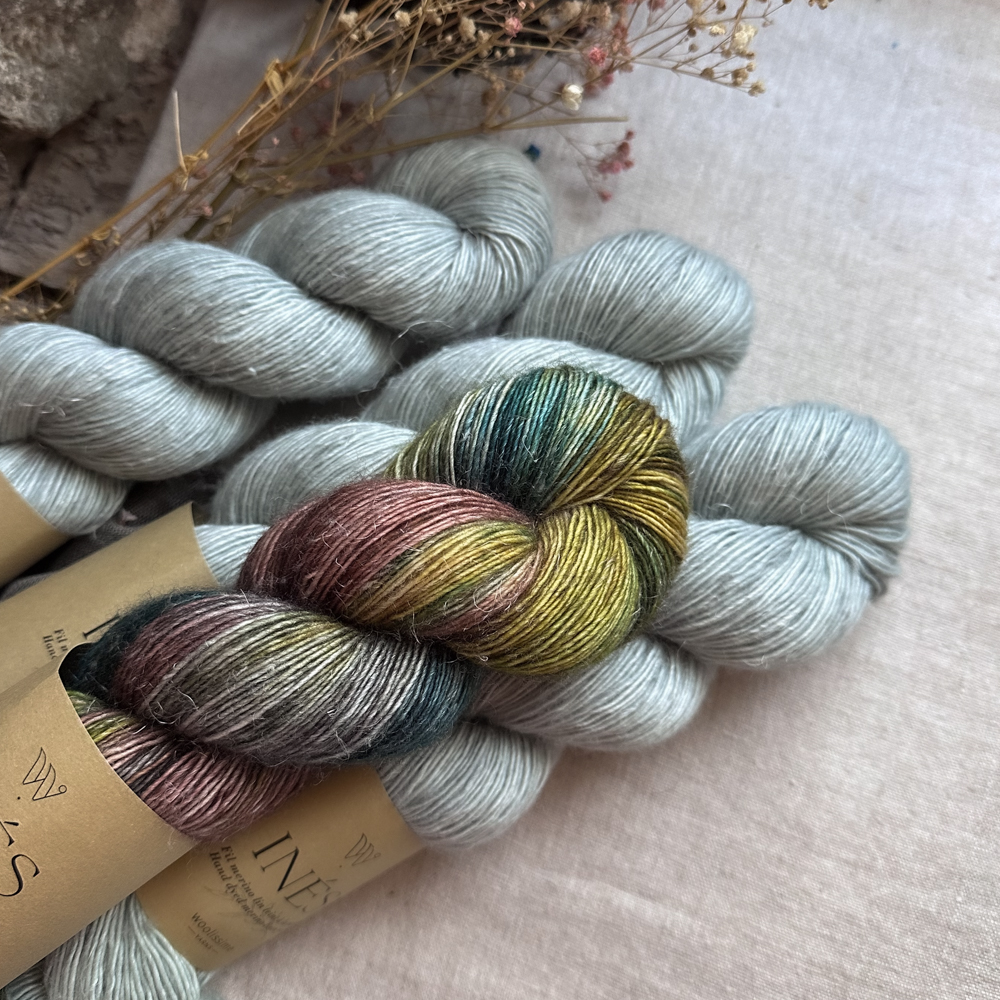 SET DE 4 "INÉS"- MIST / PAON SET DE 4 "INÉS"- MIST / PAON